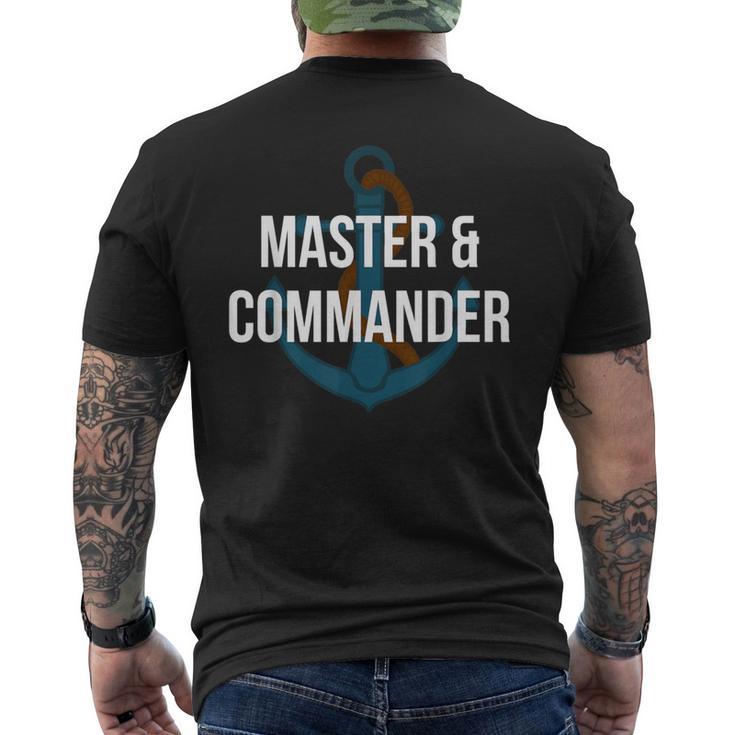 Master & Commander Anchor Men's T-shirt Back Print