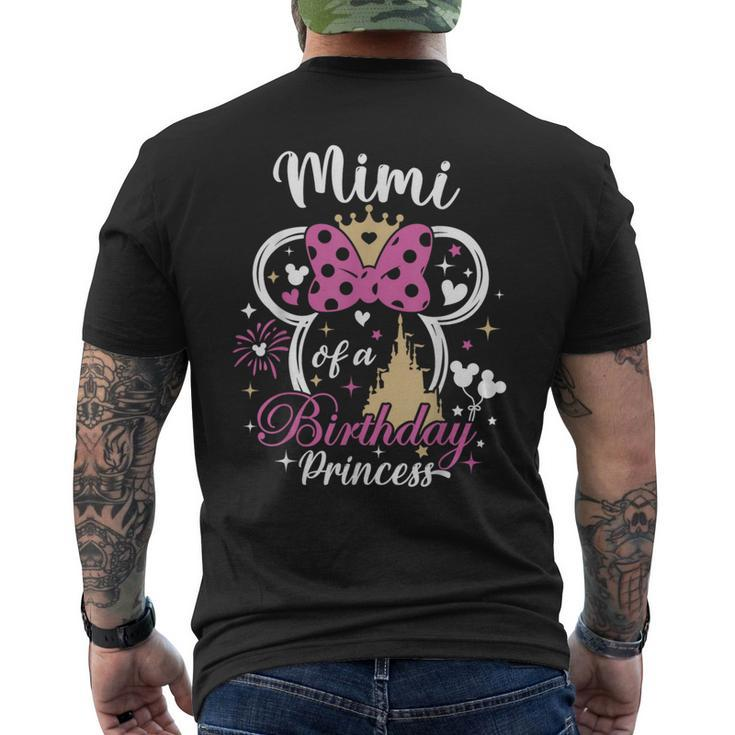 Matching Family Mimi Of The Birthday Princess Men's T-shirt Back Print