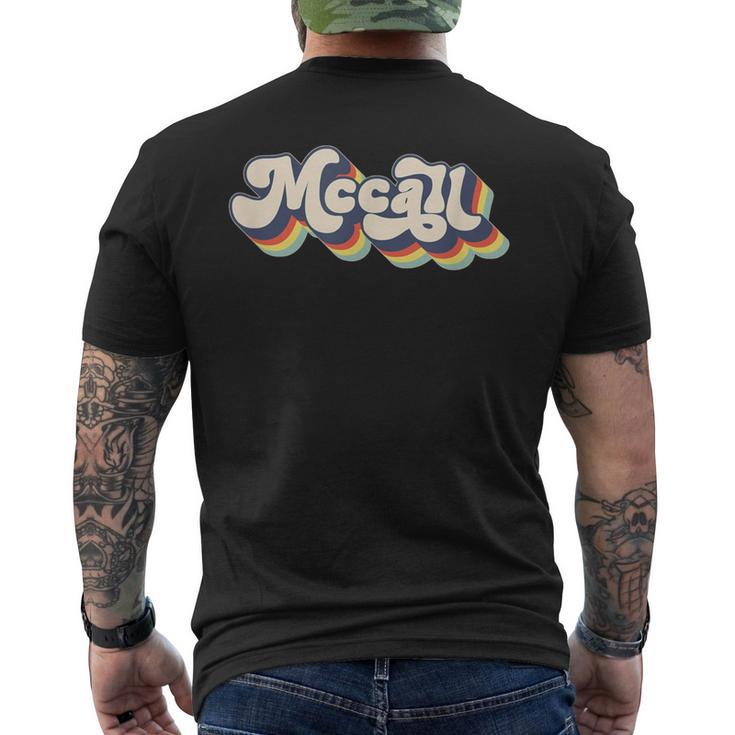 Mccall Family Name Personalized Surname Mccall Men's T-shirt Back Print