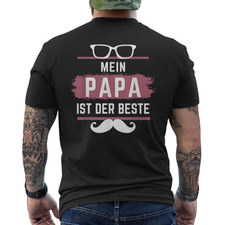 Mein Papa Ist Der Beste T-Shirt mit Rückendruck