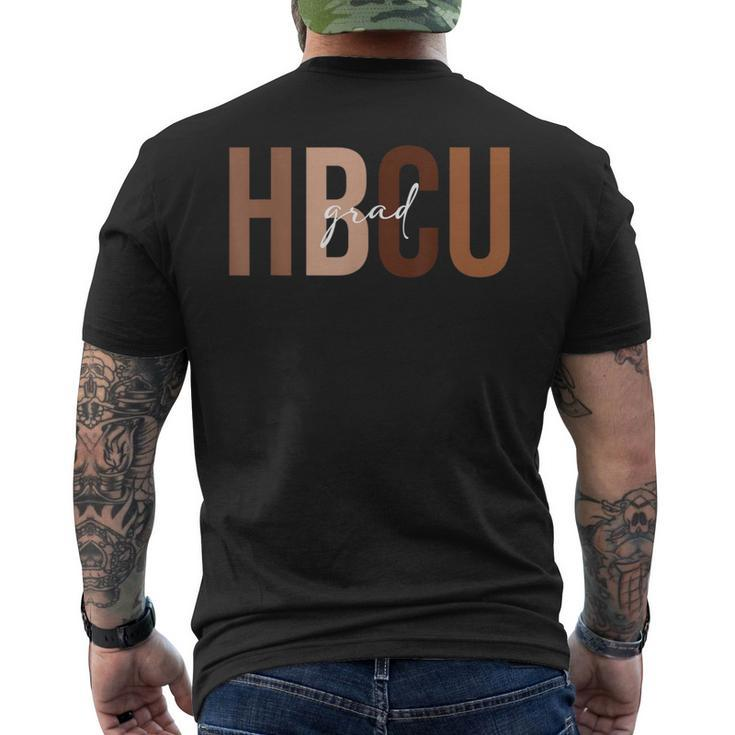 Melanin Historical Black College Alumni Hbcu Grad Men's T-shirt Back Print