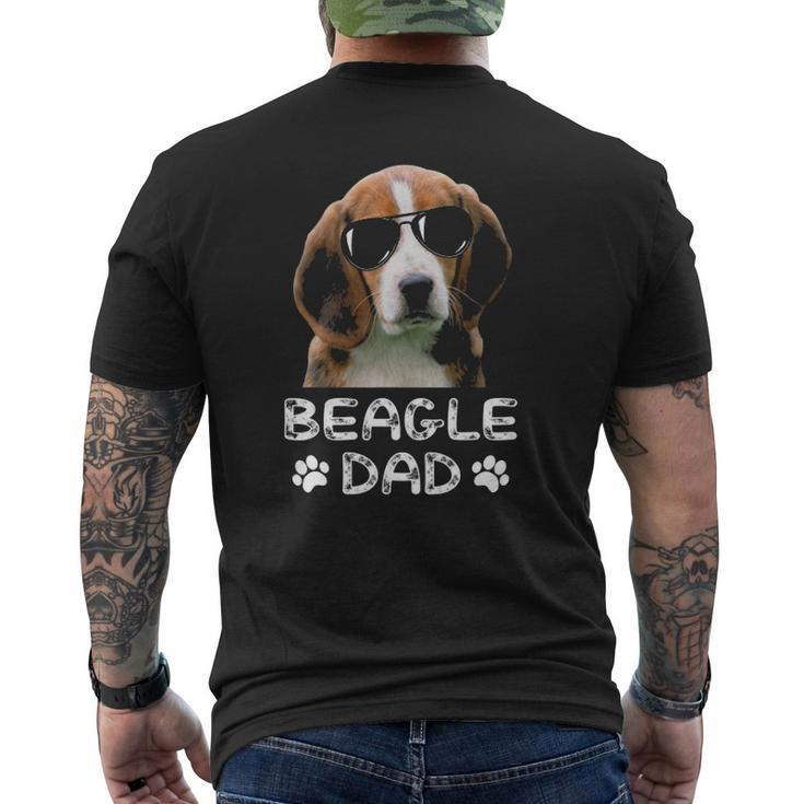 Mens Beagle Dadfunny Beagle Dad Lover Mens Back Print T-shirt