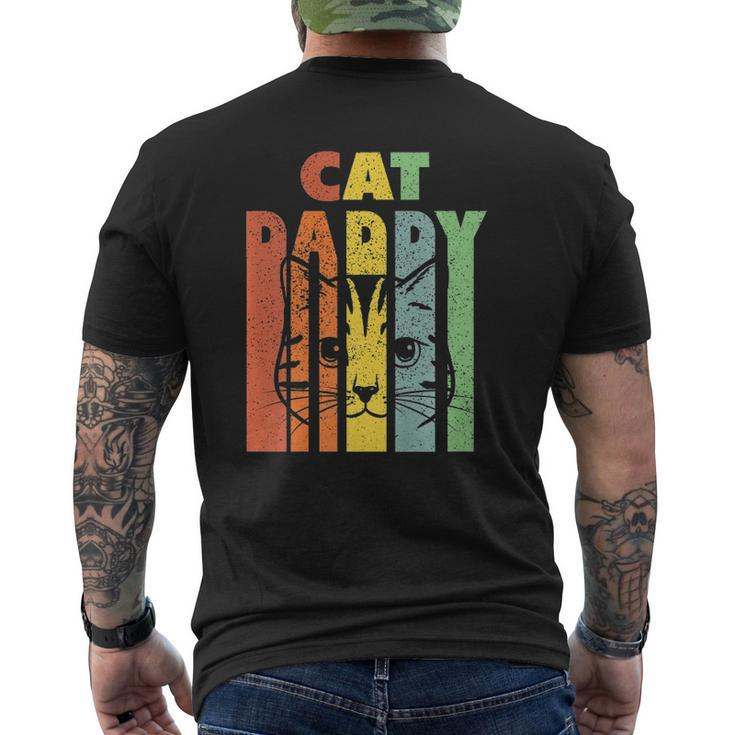 Mens Best Cat Daddy Kitten Daddy The Catfather Cat Daddy Mens Back Print T-shirt
