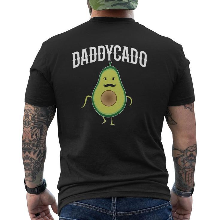 Mens Daddycado Avocado Daddy Announcement Mens Back Print T-shirt