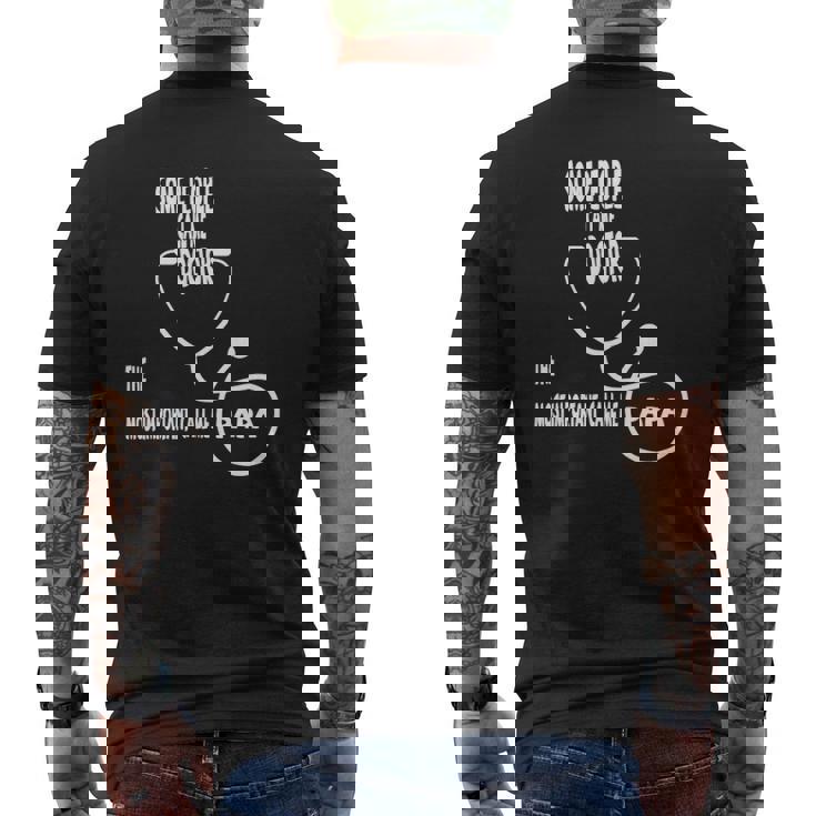 Mens Father's Day For Doctor Papa Mens Back Print T-shirt