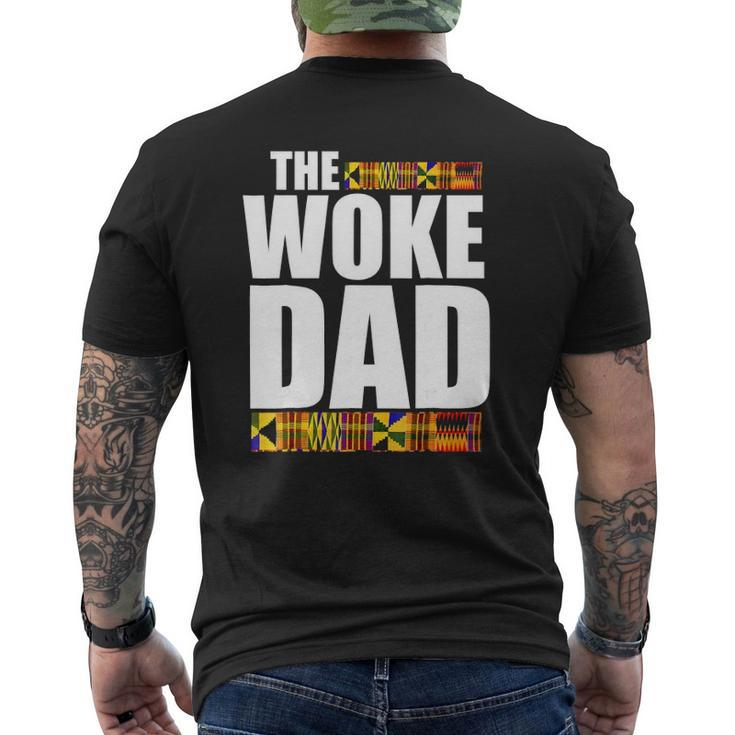 Mens Oheneba The Woke Dad Father's Day Black Pride Mens Back Print T-shirt