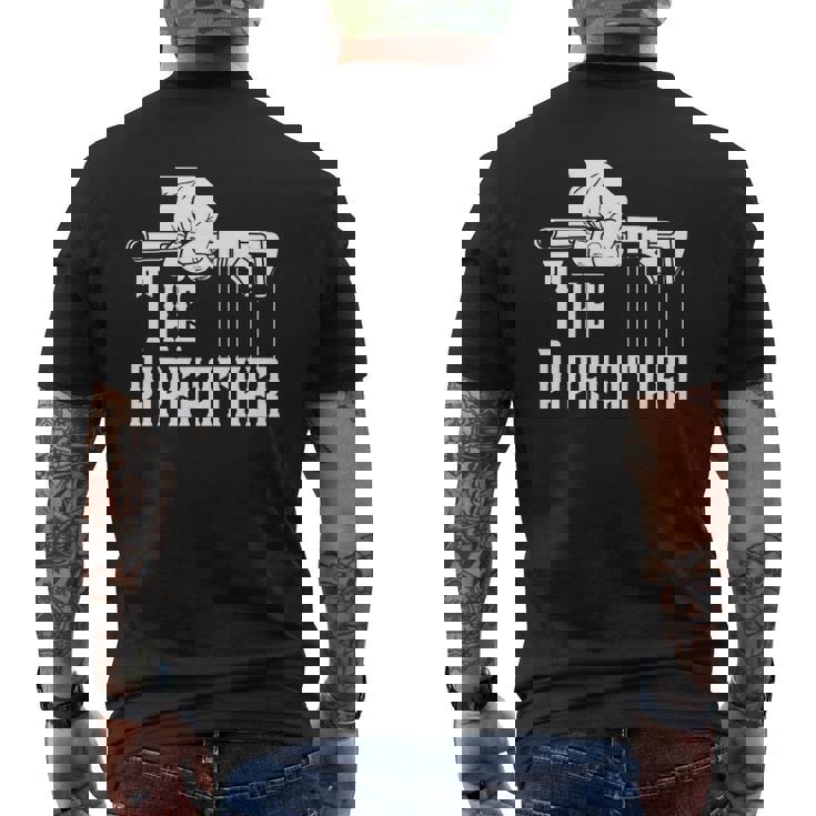 Mens The Pipefather Plumber Plumbing Pipefitter Drain Surgeon Mens Back Print T-shirt Mens The Pipefather Plumber Plumbing Pipefitter Drain Surgeon Mens Back Print T-shirt