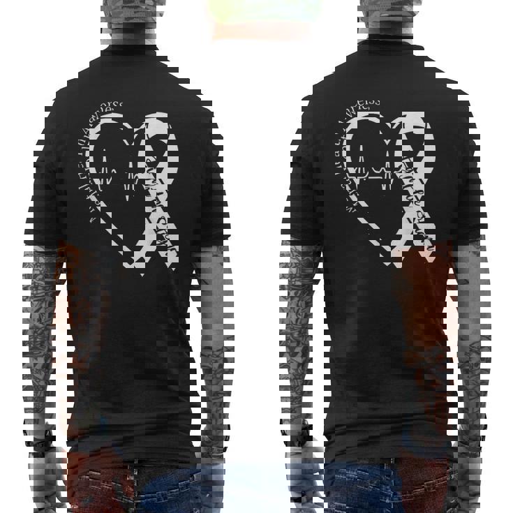 Mental Health Heart Ribbon Awareness Shirt Mental Health Heart Ribbon Awareness Shirt