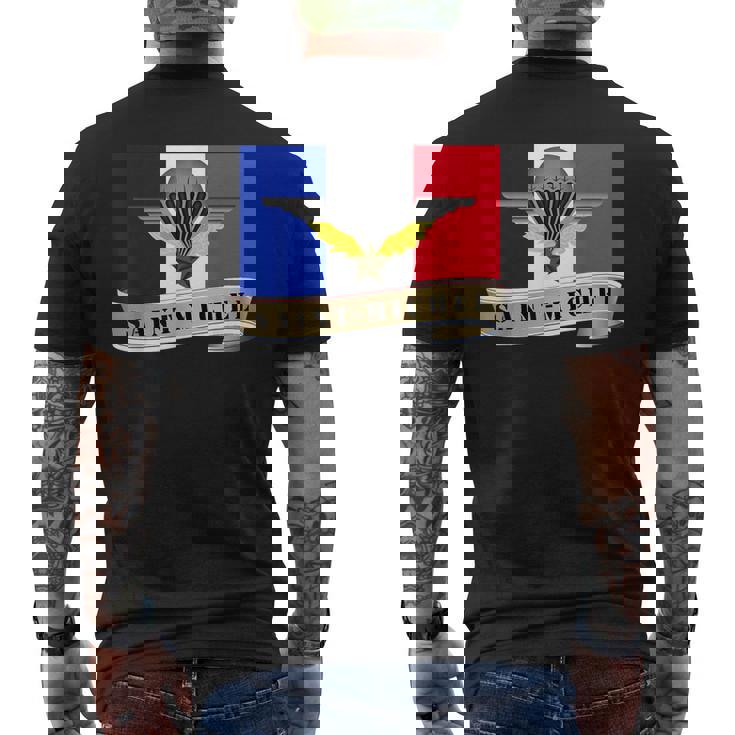 Militaire Saint-Michel Patron Parachutiste France Armée T-shirt imprimé au dos