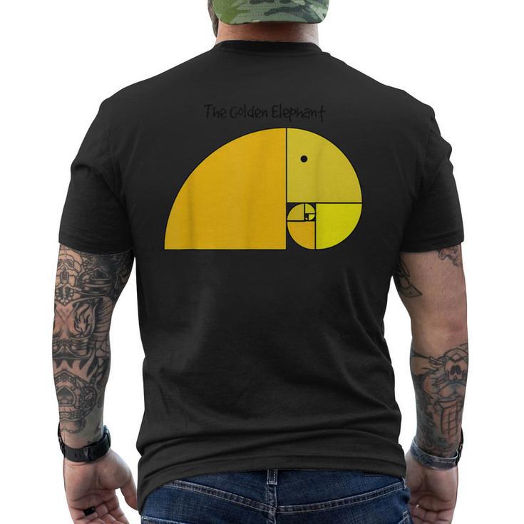 Minimalistisches Geometrisches Elefanten-Design Unisex Kurzärmliges Herren-T-Kurzärmliges Herren-T-Shirt, Stilvolles Mode-Tee