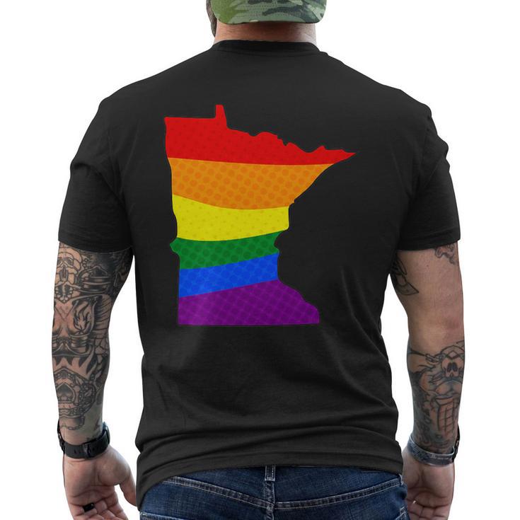 Minnesota Gay Pride Men's T-shirt Back Print