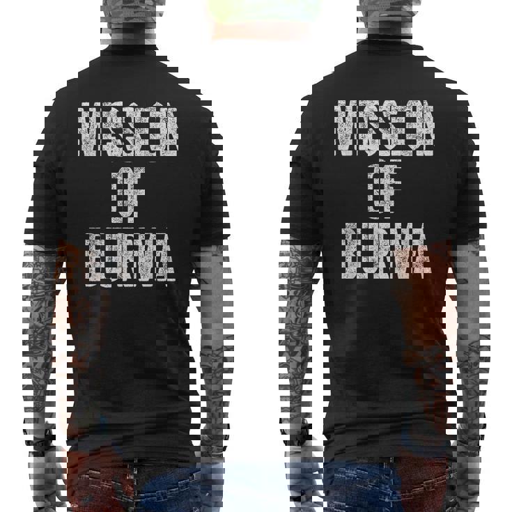 Mission Of Burma Retro Men's T-shirt Back Print