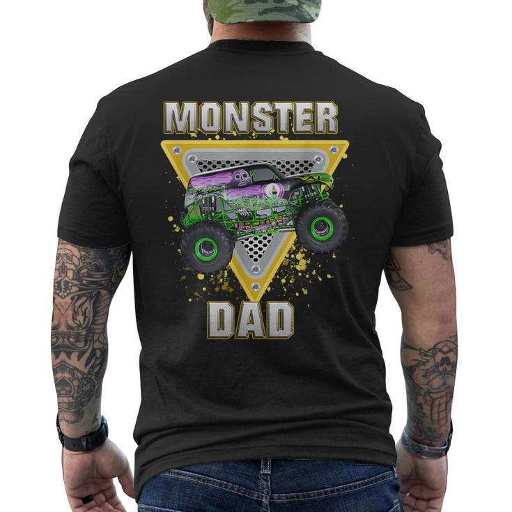 Monster Truck Dad Fathers Day Monster Truck Are My Jam Men's T-shirt Back Print