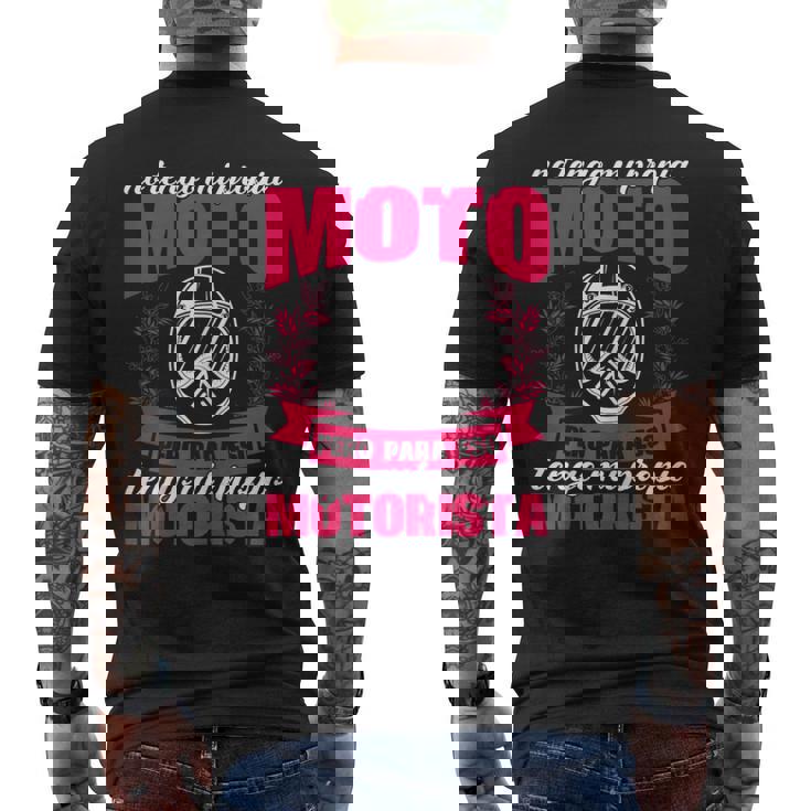 Motera Divertido Tengo Mi Propio Motorista Motociclist Camiseta Hombre Estampado Espalda