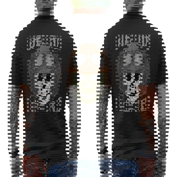 Motorcycle Biker Chopper Bike For Motorcycle Lover Men's T-shirt Back Print