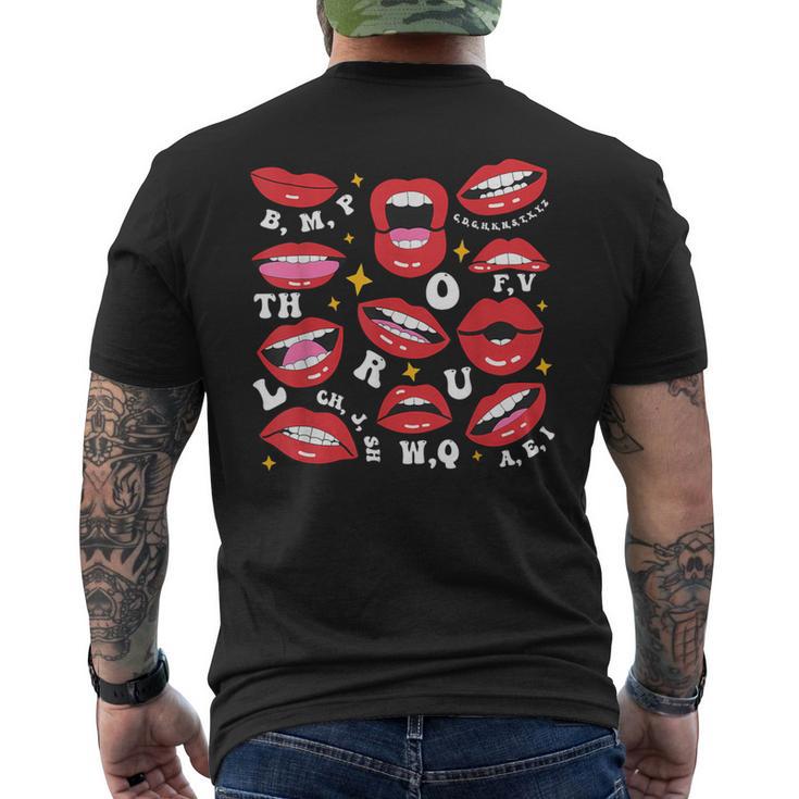 Mouth Lips Men's T-shirt Back Print