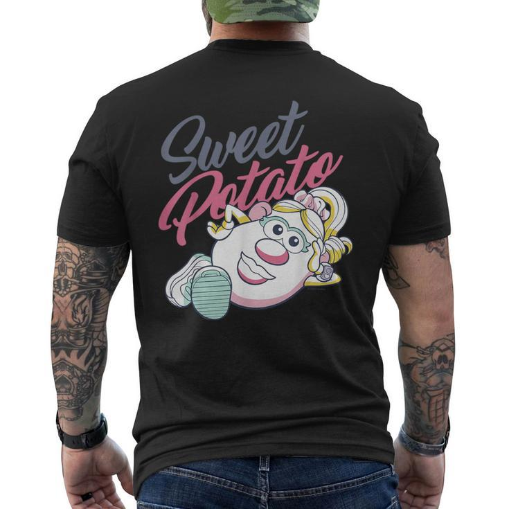 Mr Potato Head Valentine's Day Mrs Sweet Potato Retro Men's T-shirt Back Print