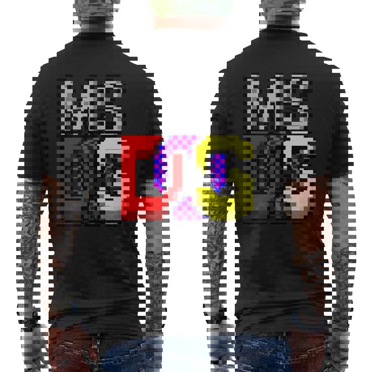 Ms-Dos Iconos Retro Camiseta Hombre Estampado Espalda