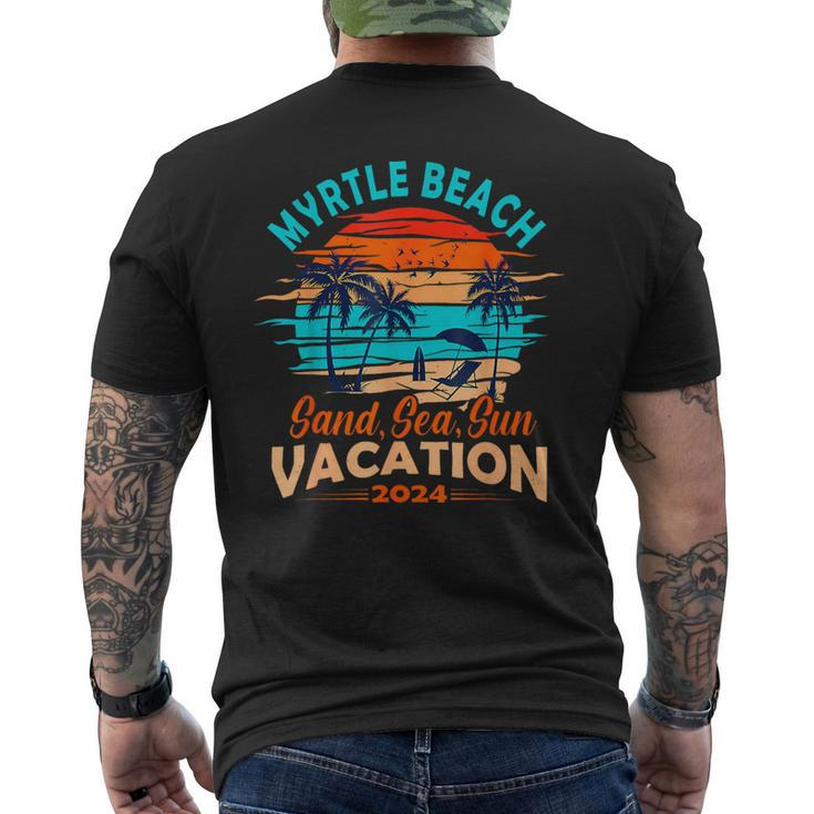 Myrtle Beach Vacation 2024 Matching Family Group Men's T-shirt Back Print