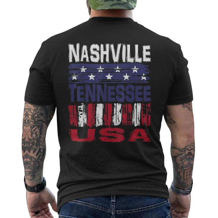 Nashville Tennessee Usa Men's T-shirt Back Print