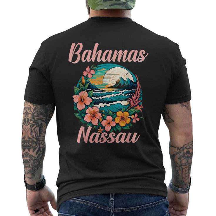 Nassau Bahamas Vacation Proud Bahamas Bahamian Beach Men's T-shirt Back Print