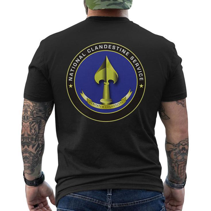 National Clandestine Service Ncs Cia Spy Veteran Men's T-shirt Back Print