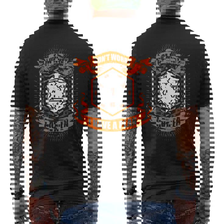 Neous Inquiétez Pas J'ai Un Plan Rpg Jeu De Rôle Joueur T-shirt imprimé au dos