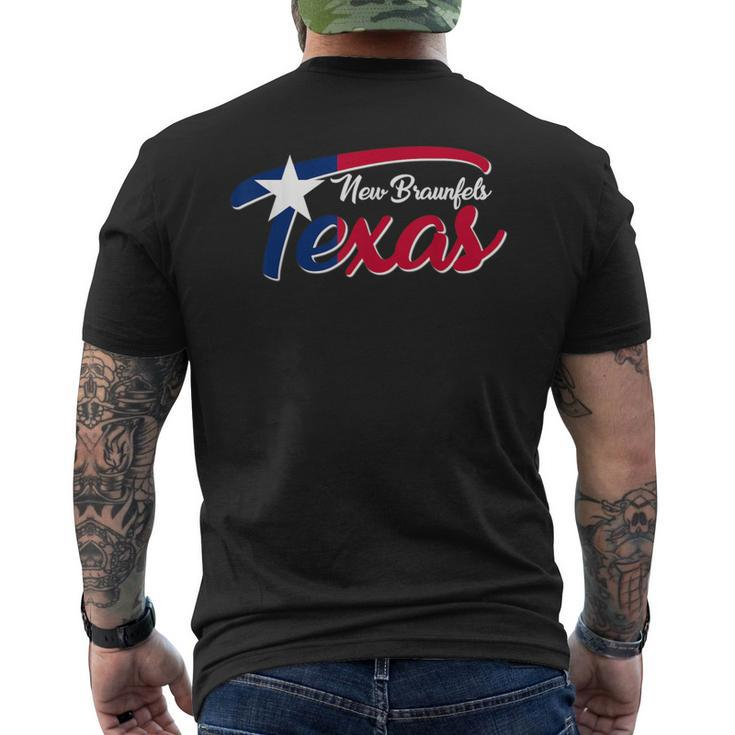 New Braunfels Texas Souvenir Men's T-shirt Back Print