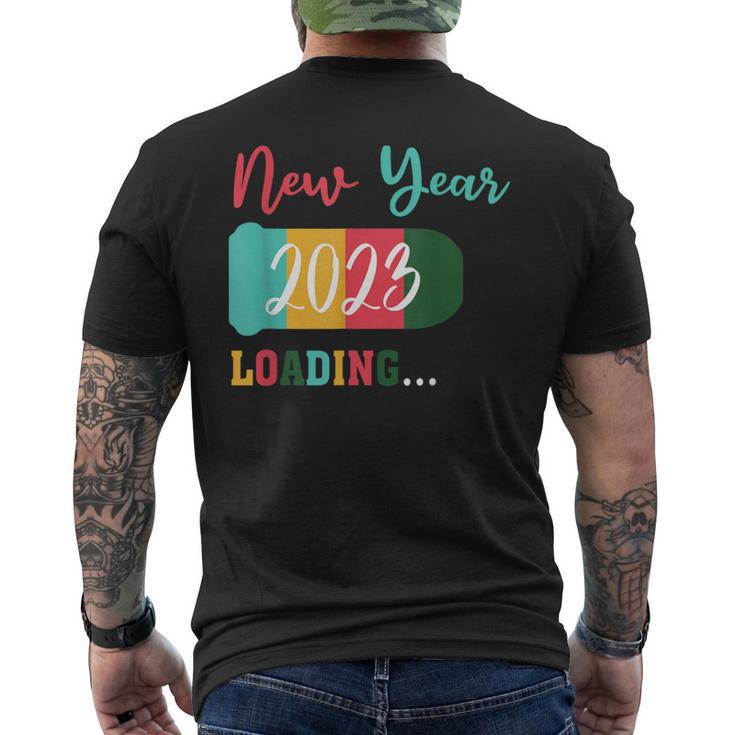 New Year 2023 Loading Apparel Men's T-shirt Back Print