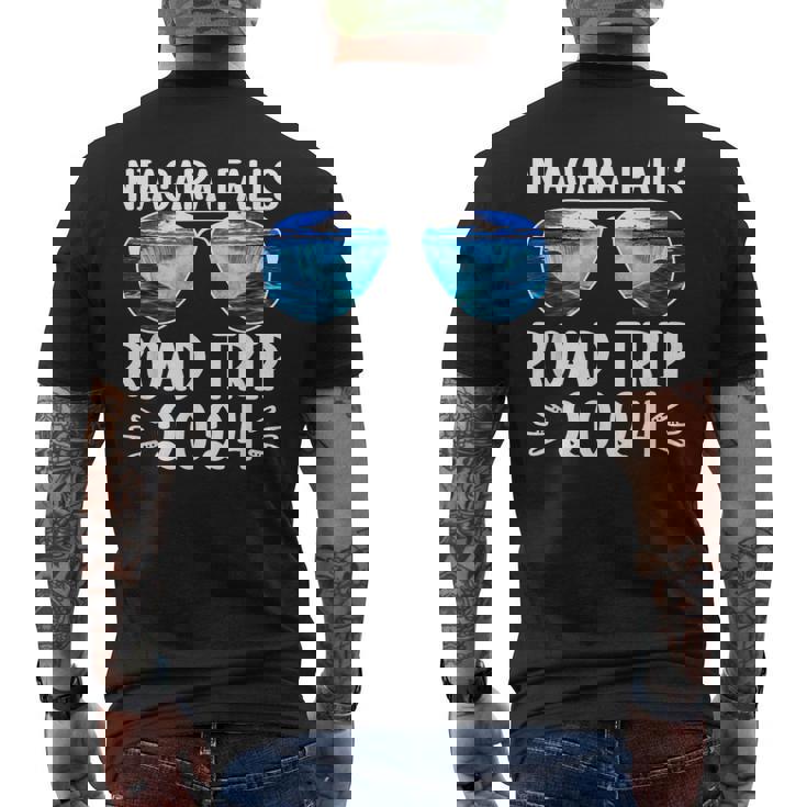 Niagara Falls Road Trip 2024 Sunglasses Family Vacation Men's T-shirt Back Print