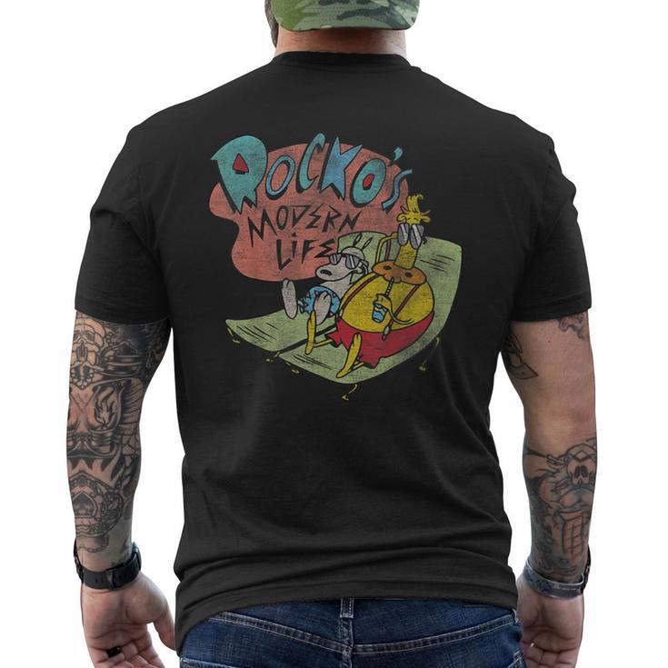 Nickelodeon Rocko's Modern Life Rocko And Heffer Wolfe Men's T-shirt Back Print