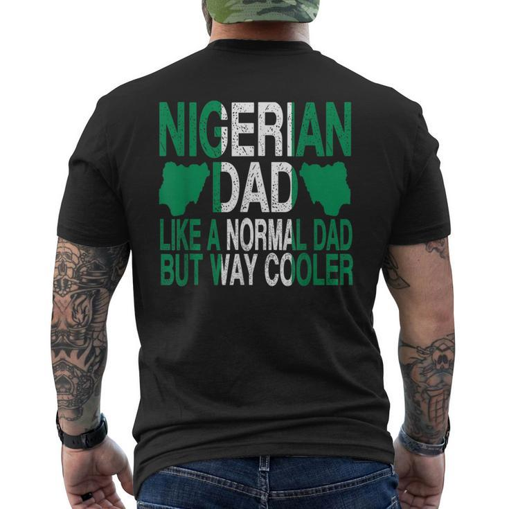Nigerian Dad Nigerian Father's Day Men's T-shirt Back Print