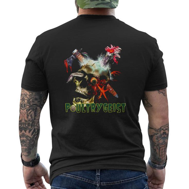 Night Of The Chicken Dead Mens Back Print T-shirt