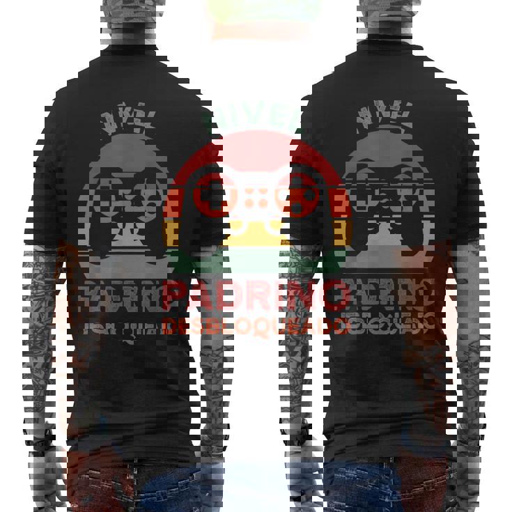 Nivel Padrino Desbloqueado Padrino Camiseta Hombre Estampado Espalda