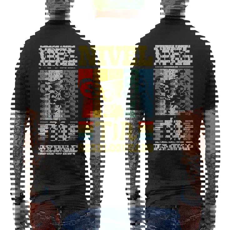 Nivel Tía Desbloqueado Futura Tía Anuncio Embarazadas Camiseta Hombre Estampado Espalda