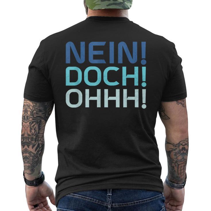 No Doch Ohhh T-Shirt mit Rückendruck