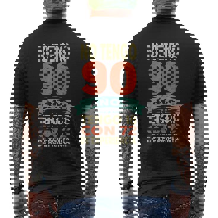 No Tengo 90 Años Tengo 18 Con 72 De Experiencia Divertido Camiseta Hombre Estampado Espalda