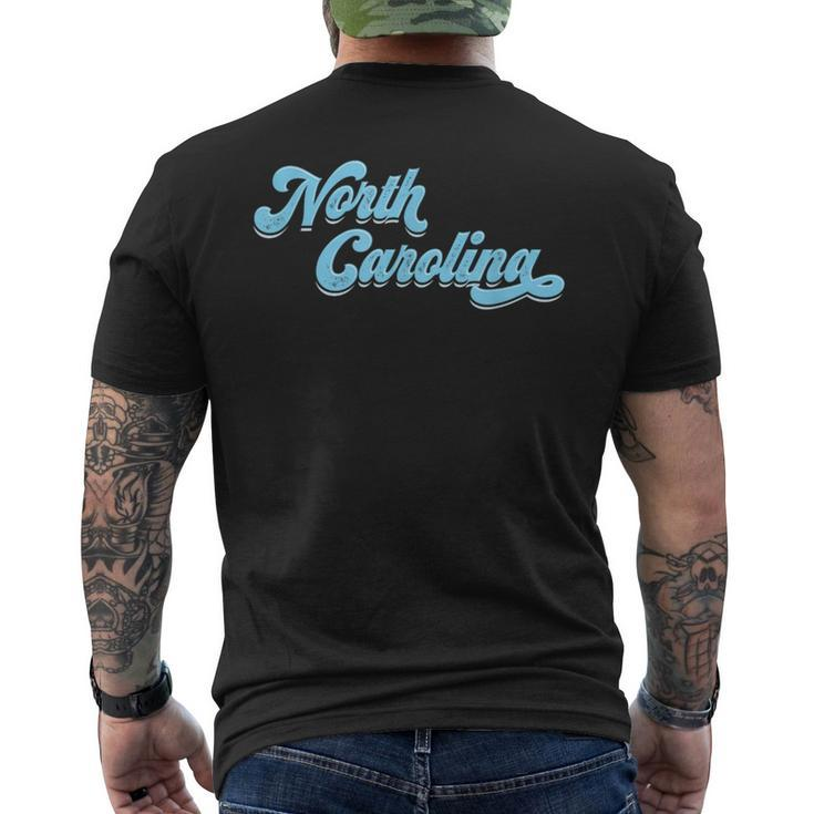 North Carolina Nc Vintage Graphic Retro 70S Men's T-shirt Back Print