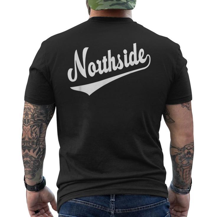 Northside Street Wear Hip Hop White Men's T-shirt Back Print