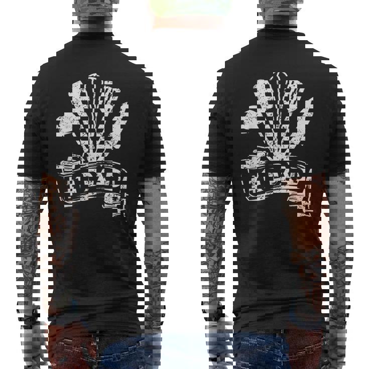 Number One Cooking Dad For Fathers Day Cooking Daddy Men's T-shirt Back Print