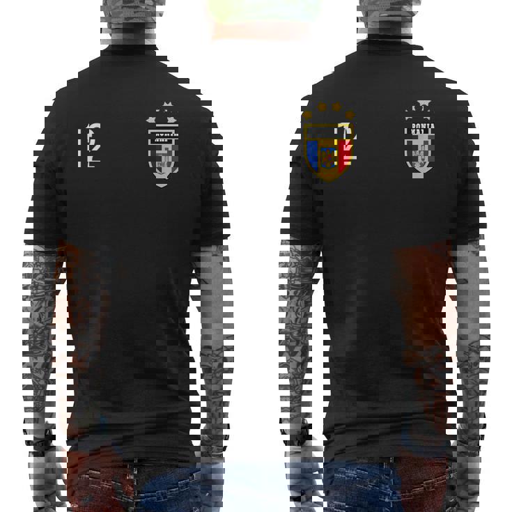 Numéro 12 De Roumanie Maillot Numéro 12 T-shirt imprimé au dos