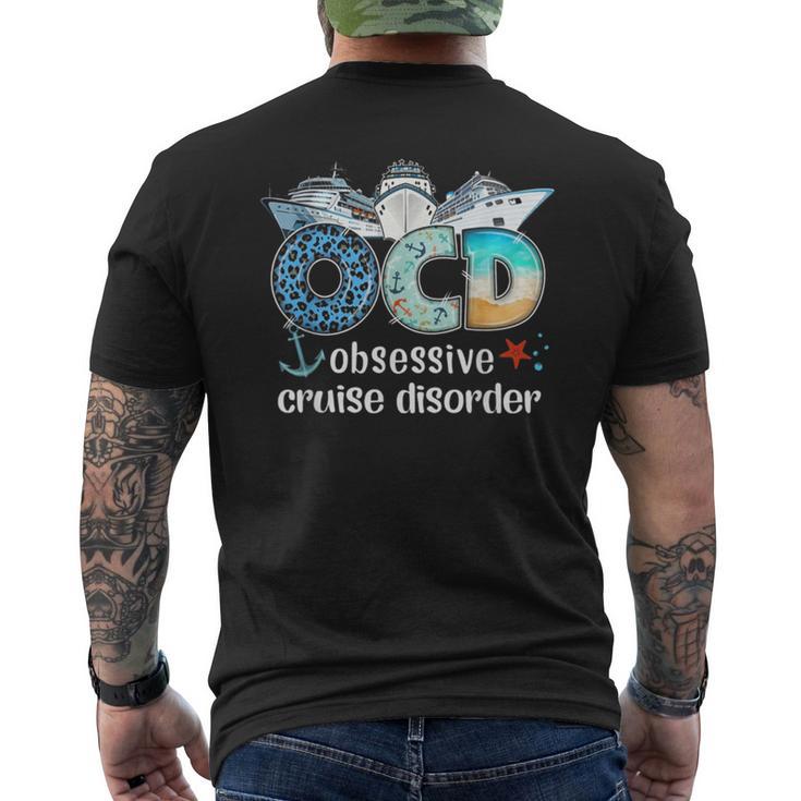 Ocd Obsessive Cruise Disorder Cruising Men's T-shirt Back Print