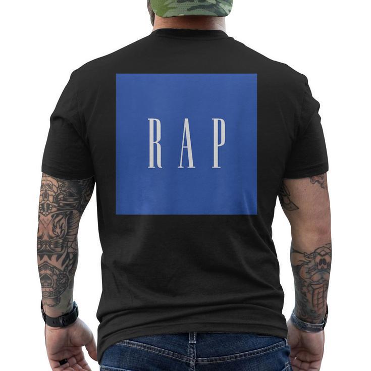 Old School Rap Hip Hop 90S Lyricist Rapper Men's T-shirt Back Print