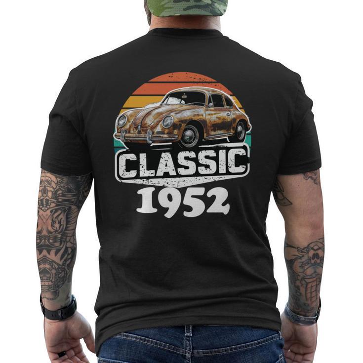 Oldtimer 1952 Geburtstag Für Männer Papaatertag T-Shirt mit Rückendruck