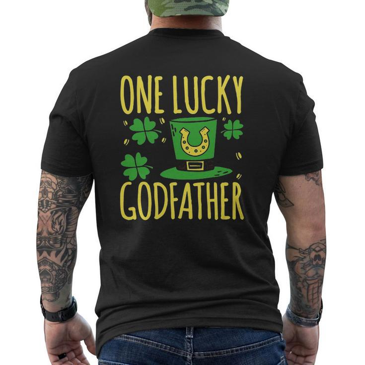 One Lucky Godfather St Patrick's Day Lucky Godfather Mens Back Print T-shirt