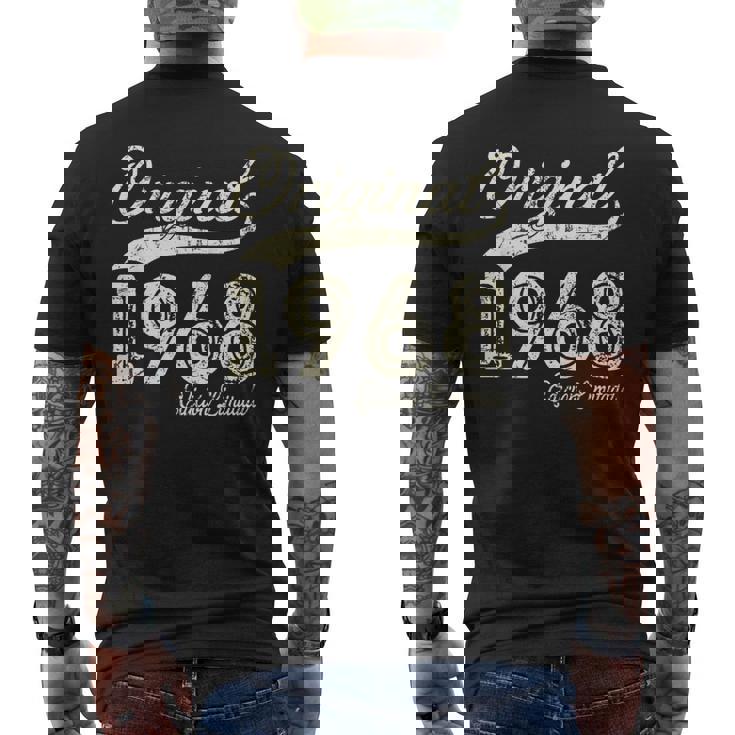 Original 1968 56 Años Cumpleaños Hombre Fabricado En 1968 Camiseta Hombre Estampado Espalda
