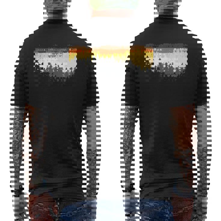 Oso Lgbtq Para El Mes Del Orgullo Gay Árbol Del Bosque Gay Oso Camiseta Hombre Estampado Espalda