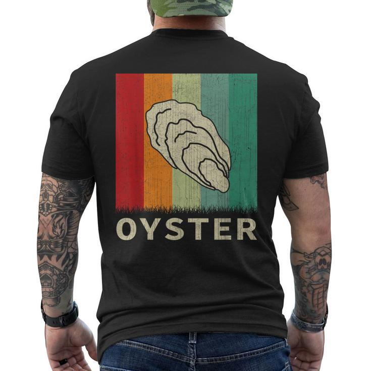 Oyster Retro Style Vintage Animal Lovers Men's T-shirt Back Print