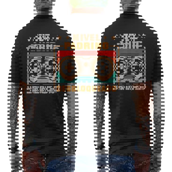 Padrino Nivel Padrino Desbloqueado Camiseta Hombre Estampado Espalda