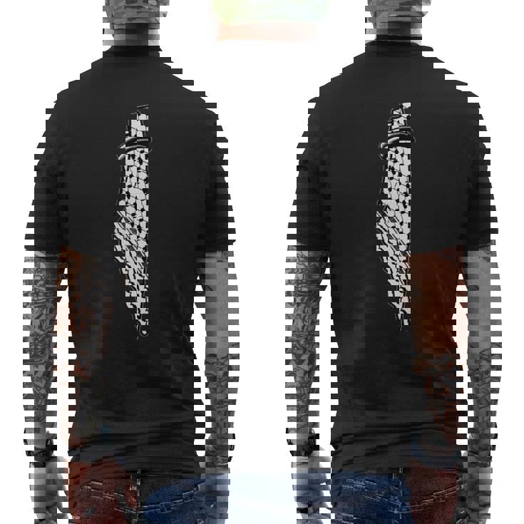 Palestina Libre Con Logotipo Palestine Falastini Camiseta Hombre Estampado Espalda